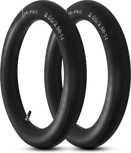 Miniatura 11 de AR-PRO - Paquete de 2 tubos interiores para motocross de 3.00/3.50-12 pulgadas con vástago de válvula TR4, tubos interiores de repuesto