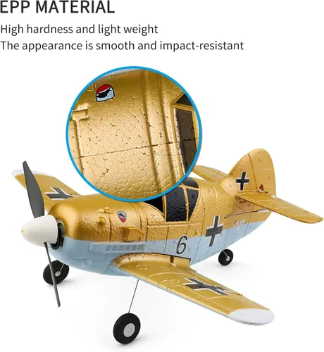 Miniatura 6 de GoolRC Avión RC, avión WLtoys A250 RC, avión de control remoto de 2.4 GHz 4 canales con giroscopio de 6 ejes, juguetes de vuelo de aviones RC