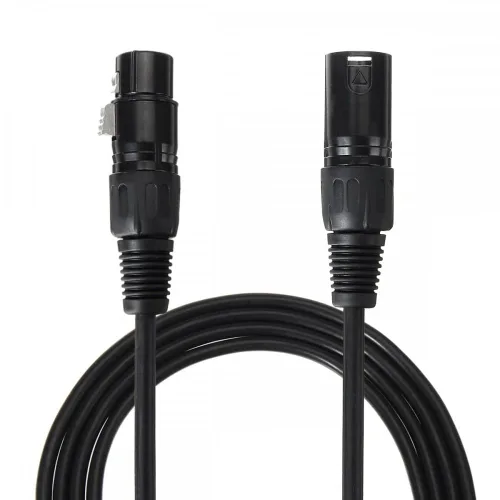 Miniatura 2 de Mic DMX Audio Cable 3 Pin XLR macho a XLR hembra Cable de micrófono (3.3 ft)