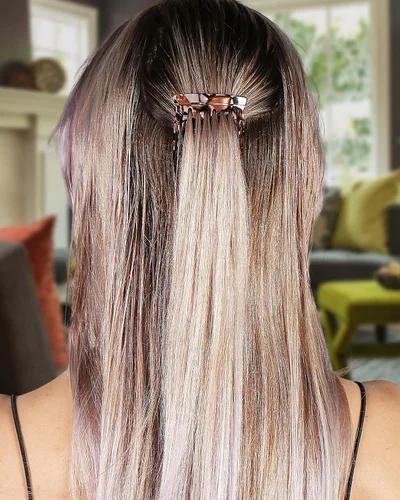 Miniatura 5 de HYFEEL Peines laterales para el cabello – Pinzas para peinar el cabello pequeñas francesas para mujer, accesorios decorativos de estilo francés, 4