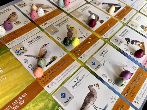 Miniatura 2 de Stonemaier Games: Wingspan Speckled Eggs Añadir a la envergadura (Juego base o Asia) Mejora tu jugabilidad de envergadura 100 huevos moteados