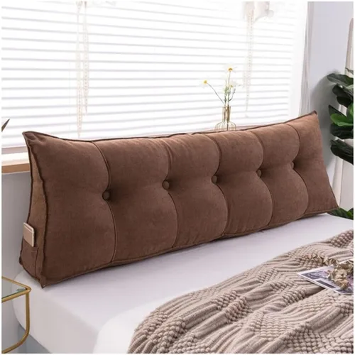 Miniatura 14 de Almohadas de cuña para cabecero + almohada de cuña para descansar y leer, cojín triangular súper suave, soporte de posicionamiento, almohadas largas