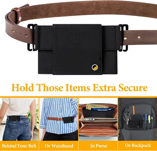 Miniatura 5 de The Minimalista Invisible Wallet - Riñonera unisex Mini bolsa para tarjetas de llaves teléfono deportes al aire libre 2023 NEWS (S: 4.921 in)