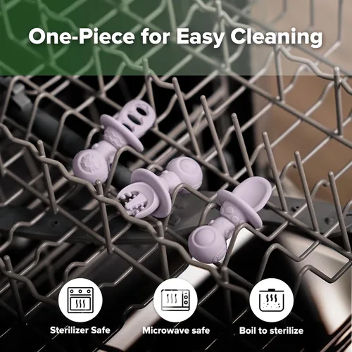 Miniatura 7 de haakaa Juego de cucharas de bebé de primera etapa, más de 6 meses, cucharas de entrenamiento de silicona suave de fácil agarre, diseño
