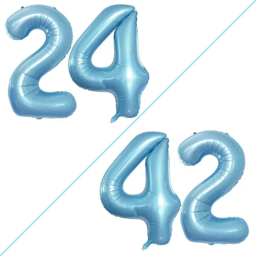 Miniatura 88 de Goer, conjunto de globos de papel aluminio para decoraciones de cumpleaños, globos de las letras de feliz cumpleaños y de números Oro