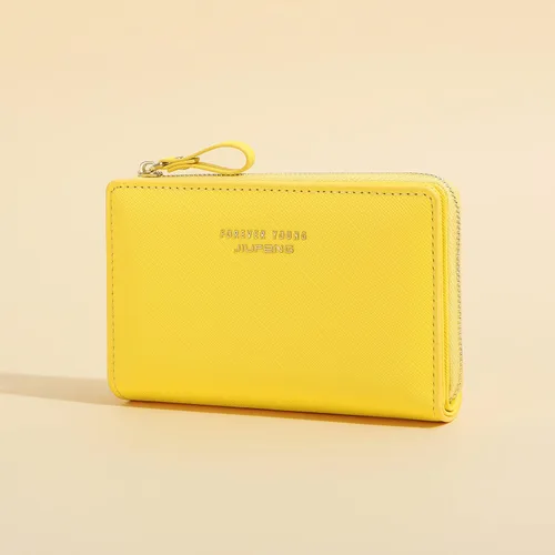 Miniatura 7 de Cartera con cremallera para mujer, con bloqueo RFID, multiusos, tarjeteros, monederos cortos