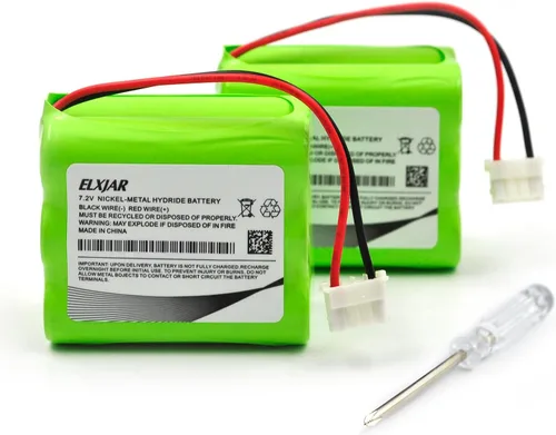 Coonyard Paquete de 2 baterías Ni-MH de 7.2 V 1800 mAh de repuesto para iRobot Braava 320, iRobot Braava 321, Mint 4200, Mint 4205, Robot limpiador