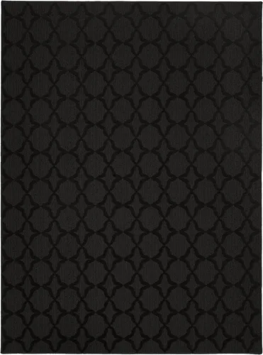 Miniatura 138 de Garland Rug Sparta - Alfombra antideslizante de polipropileno de 2 pies x 12 pies, color negro, ideal para salas de estar y pasillos, elegante