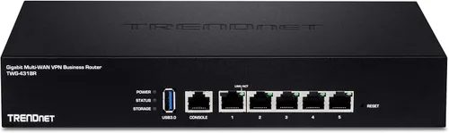 Miniatura 5 de TRENDnet Router de banda ancha de 4 puertos, 4 puertos de conmutador dúplex medio completo de 10-100 Mbps, reconocimiento instantáneo, gestión