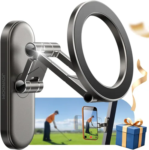 Soporte magnético mejorado para carrito de golf, [triple pliegue + aleación] Regalos de golf para el Día del Padre para hombres, papá, golfista,