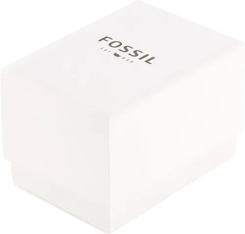 Miniatura 5 de Fossil - Collar de cadena con dije de acero inoxidable grabado y enchapado para mujer