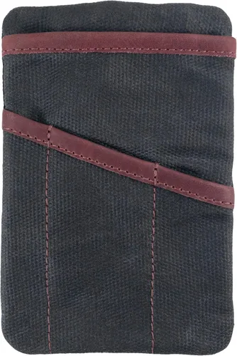 Miniatura 3 de Hide & Drink, Estuche de bolsillo multiherramientas, Bolsa compacta multiusos con cremallera para artículos de diario (EDC), Mini estuche de Carbón