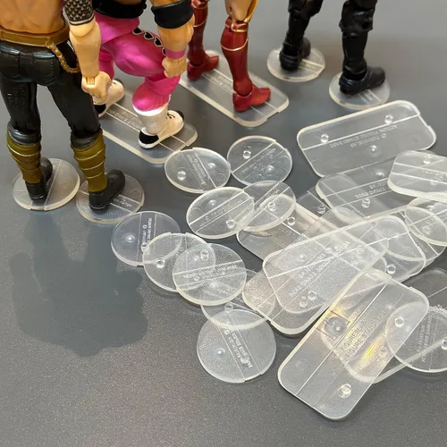 Miniatura 6 de Soporte para Figuras de Acción de 100 Piezas, Soportes de Exhibición para Figuras de Juguete de 6 Pulgadas Bases de Soporte, Compatible con Escala