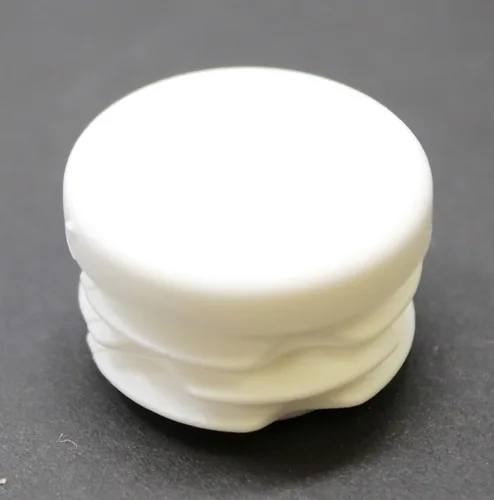 Miniatura 3 de Tapa de extremo de tubo redondo blanco de 1 pulgada, tapón de tubo de tubo de diámetro exterior de 1 pulgada, inserto de tapa de enchufe de plástico