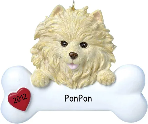 Miniatura 44 de Adornos de Navidad personalizados para perros 2024 – Adornos navideños de hueso de perro Husky para amantes de los perros, adorno de primera Navidad