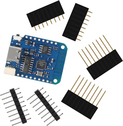 Miniatura 6 de 5pcs WeMos D1 Mini V4.0.0 Tipo-C USB WiFi Internet de las Cosas Basado en la Junta ESP8266 4MB Compatible con Arduino MicroPython Nodemcu