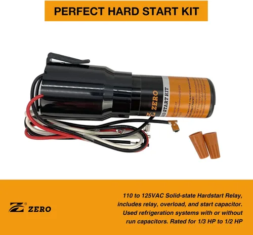 Miniatura 4 de Z Kit de arranque duro HS21 para compresor de congelador y refrigerador, reemplaza a RCO210, condensador de sobrecarga y arranque de relé 3 en 1