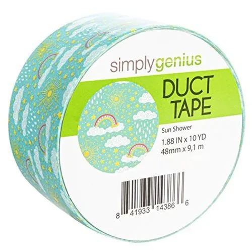 Simply Genius Cinta adhesiva de patrón para suministros de álbumes de recortes, 1.8 pulgadas x 10 yardas para niños, adultos, suministros de álbumes