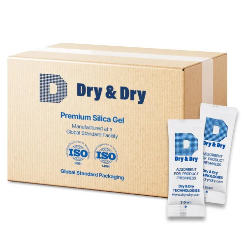 Miniatura 14 de Dry & Dry 0.02 oz [50 paquetes] Paquetes de gel de sílice seguros para alimentos y farmacéuticos desecantes - Paquetes de gel de sílice Tyvek®