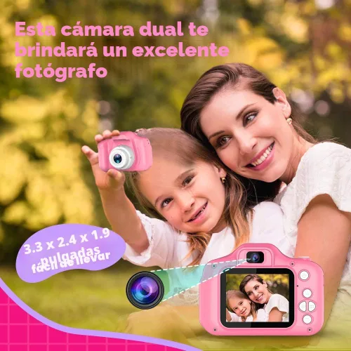 Miniatura 3 de Seckton - Cámara de selfie mejorada para niños, regalos de cumpleaños de Navidad para niñas de 3 a 9 años, cámaras de video digital HD para niños