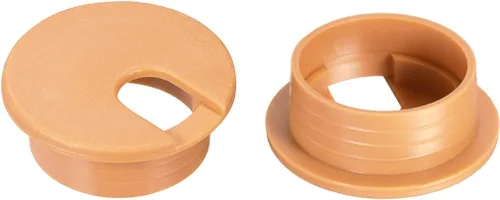 Miniatura 8 de uxcell Cubierta para agujero para cable, 1-3/8 pulgadas de plástico para escritorio, ojales para oficina, PC, organizador de cables, 10