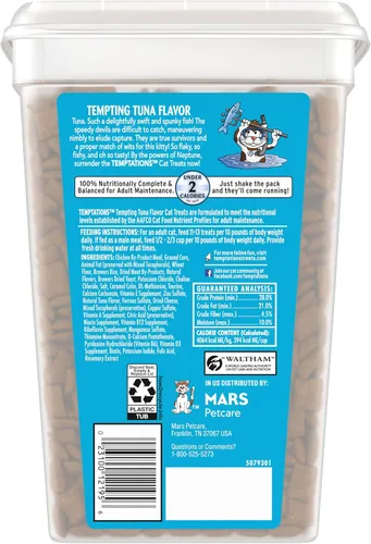 Miniatura 2 de Temptations Classic Premios Crujientes y Suaves para Gatos Sabor Atún Tentador, Envase de 30 oz