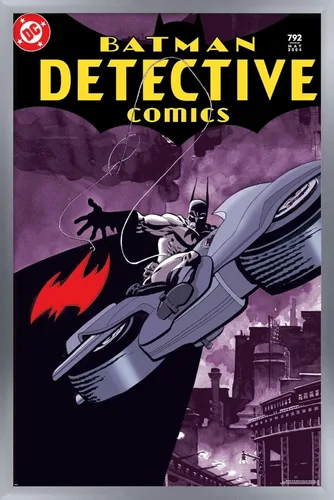 Miniatura 10 de Trends International DC Comics Batman - Póster de Batman Detective Comics #792 Versión enmarcada de caoba
