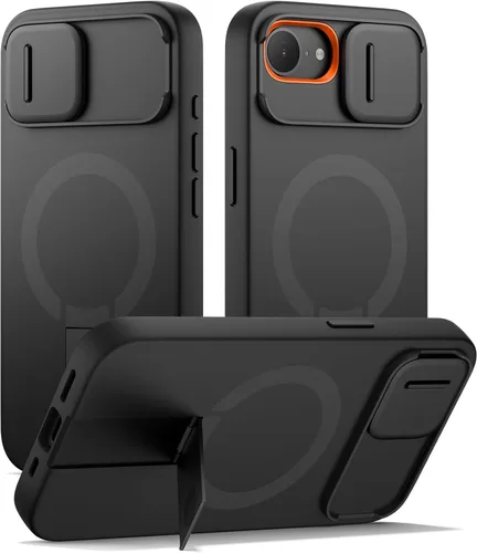 Miniatura 51 de SURITCH - Funda para iPhone 17 Pro Max con cubierta de control de cámara, cubierta para cámara y soporte ajustable, compatible con MagSafe, a prueba