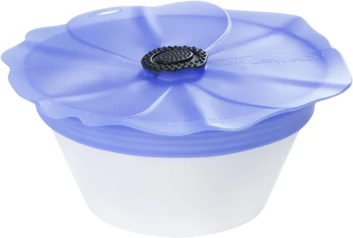 Miniatura 2 de Charles Viancin - Tapa de silicona Poppy Pop para almacenamiento de alimentos - 8 pulgadas/7.9 in - Sello hermético en cualquier superficie lisa