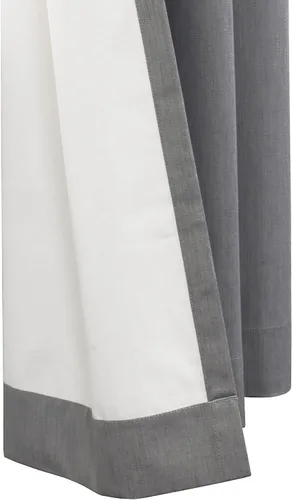 Miniatura 4 de LOFT LIVING Kelsey - Panel de cortina con textura opaca total, 52 x 63 pulgadas, color gris