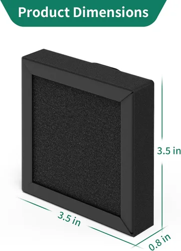Miniatura 3 de Paquete de 3 filtros de repuesto SY901 compatibles con purificador Muliap SY901, filtro de filtración 3 en 1