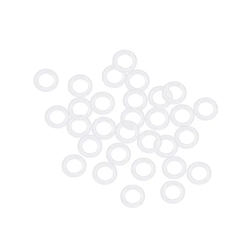 Miniatura 9 de Uxcell - Aros de silicona, 8 mm de diámetro exterior, 5 mm de diámetro interior, 1.5 mm de ancho, junta de sellado VMQ para válvulas de compresor