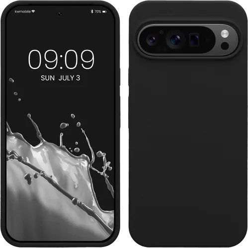 Miniatura 122 de kwmobile Funda Compatible con Google Pixel 6 Pro - Funda de Teléfono de Silicona TPU con Acabado Suave - Azul Caribe