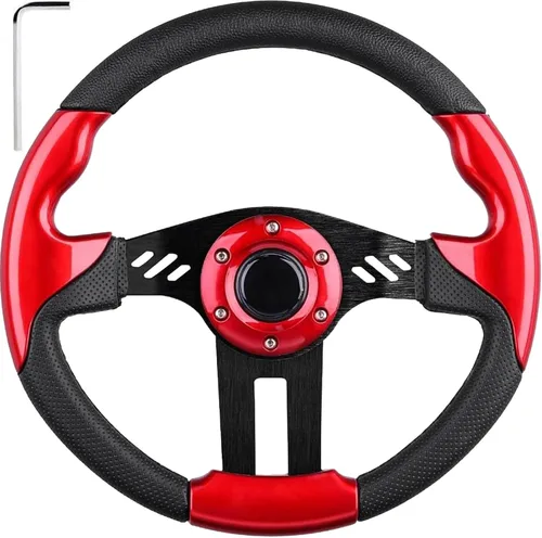 Miniatura 9 de Volante de Carrito de Golf EZGO, Compatible con EZGO TXT RXV, Club Car DS Precedent Tempo, Yamaha G2-G29 Mayoría de Carritos de Golf, Volante