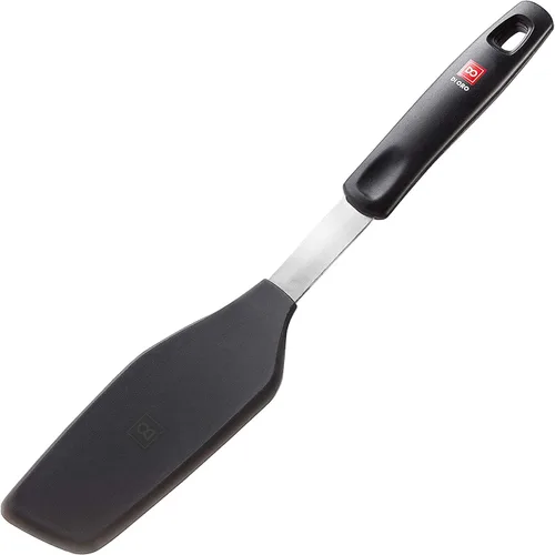 Miniatura 9 de DI ORO - Espátula de silicona para utensilios de cocina antiadherentes, volteador de cocina flexible y fino para voltear panqueques y huevos, alta