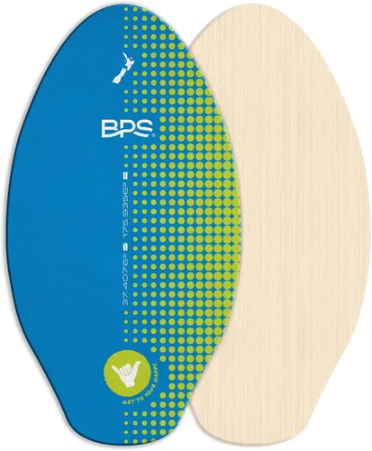 Miniatura 13 de BPS Skimboard 'Shaka' de Nueva Zelanda con almohadillas de agarre EVA de colores y capa transparente de alto brillo tablas de madera para aventuras