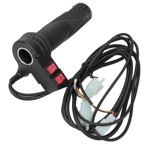 Miniatura 4 de Empuñadura de velocidad para scooter, acelerador de acelerador de mango de gas de 3 velocidades para scooter eléctrico con engranaje de avance