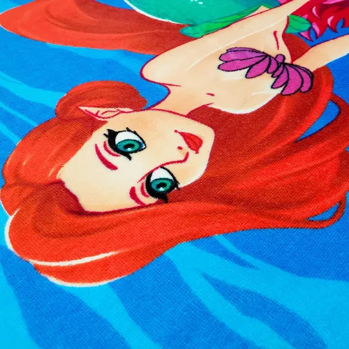 Miniatura 4 de Beachland Toalla de playa de sirena 30 x 60 pulgadas, 100% algodón, colores arcoíris