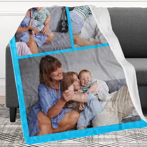 Miniatura 55 de Manta personalizada con imagen, mantas personalizadas para adultos y niños, manta de fotos personalizable, mantas personalizadas como regalo para 5
