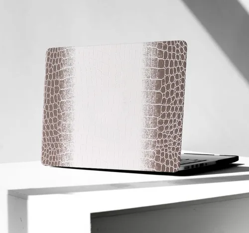 Miniatura 29 de Compatible con Funda para MacBook Air de 13 Pulgadas con Diseño de Cocodrilo 2021 2020 2019 2018 M1 A2337 A2179 A1932, Texturizada Elegante Lujosa