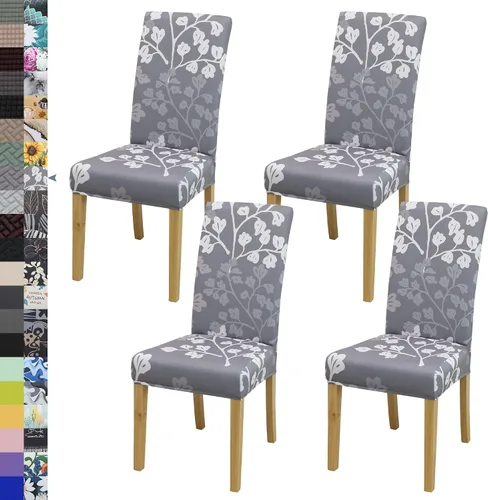 Miniatura 82 de BIETYONE - Fundas para sillas de comedor, juego de 2 fundas para sillas de comedor o cocina, lavables, protectoras, para sillas Parsons