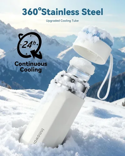 Miniatura 3 de Enfriador portátil de leche materna para exteriores, enfriador de leche materna con biberón de 11 onzas para almacenamiento de leche materna, tubo