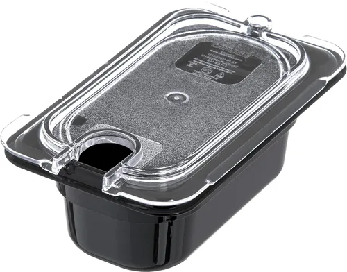 Miniatura 10 de Carlisle FoodService Products StorPlus StorPlus - Tapa universal de policarbonato con muescas, superficie plana con muescas, transparente