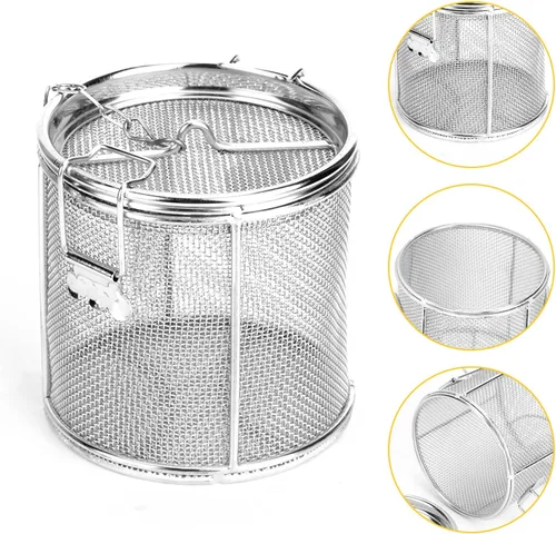 Miniatura 7 de Infusor de té, colador de té de malla extrafina de acero inoxidable, condimentos de sopa, cesta de separación de especias con gancho de cadena