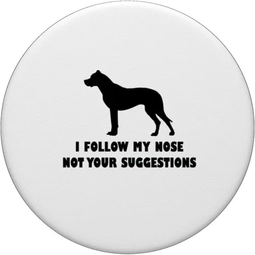 Miniatura 3 de Dogo Argentino i follow my nose not your suggestions PopSockets Standard PopGrip