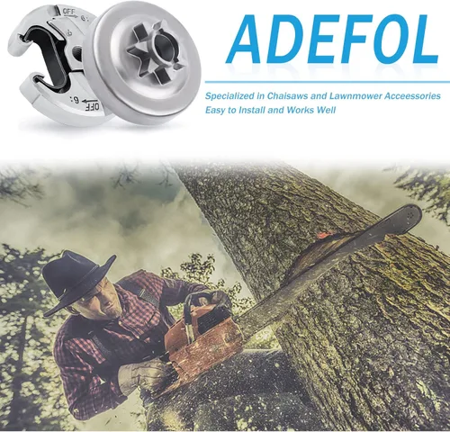 Miniatura 2 de Adefol . Kit de rodamientos de tambor de embrague 325 7T para motosierra Husqvarna 455 460 Rancher Jonsered CS2255, tambor de embrague 455 +