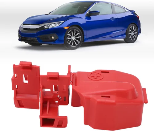 Miniatura 5 de Tapa de terminal de batería automotriz, reemplazo rojo de la tapa del conector 32418?Pnd?300 para reemplazo de Acura para reemplazo cívico