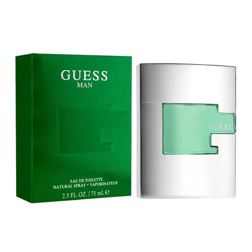 GUESS Man by GUESS, Eau de Toilette Colonia en espray para hombre, 2.5 onzas líquidas