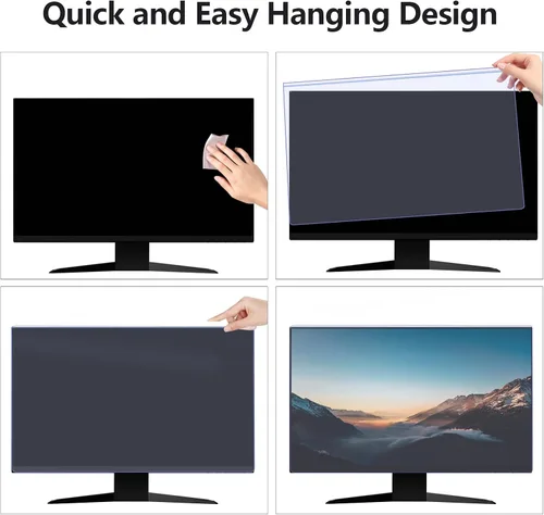 Miniatura 6 de Protector de pantalla anti luz azul para monitor de computadora de 20, 20.2, 21.5, 21.6, 22 pulgadas - relación de aspecto 16:9 / 16:10, monitor