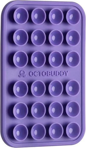 Miniatura 13 de OCTOBUDDY Classic - Funda adhesiva de silicona con succión para teléfono - Manos libres, soporte de agarre fuerte para selfies y videos - Compatible
